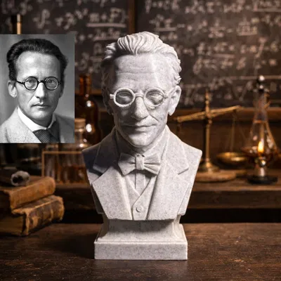 Erwin Rudolf Josef Alexander Schrödinger – Bust