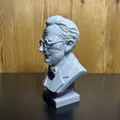 Erwin Rudolf Josef Alexander Schrödinger – Bust - Thumbnail 5