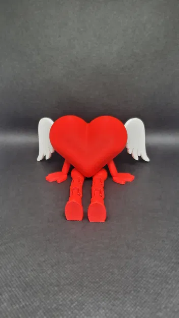 Trái tim cánh thiên thần, chân flexi cho Ngày Valentine - Image 1