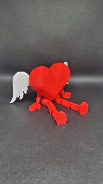 Trái tim cánh thiên thần, chân flexi cho Ngày Valentine - Image 2