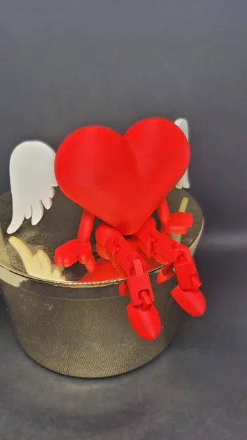 Trái tim cánh thiên thần, chân flexi cho Ngày Valentine - Image 3