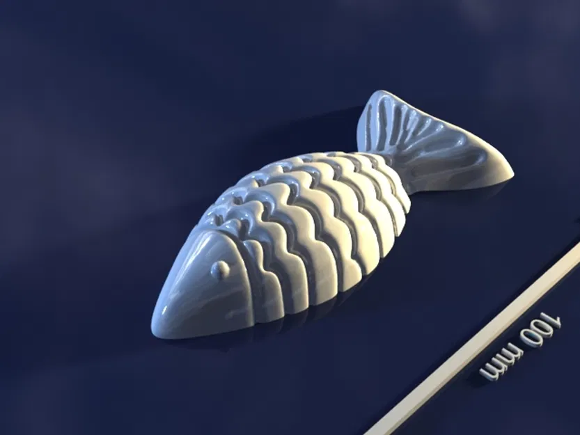 Fish_cDhD0cD – Mẫu 3D khuôn cá cho xà phòng, chocolate & nến - Image 3