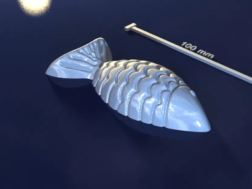 Fish_cDhD0cD – Mẫu 3D khuôn cá cho xà phòng, chocolate & nến - Image 4