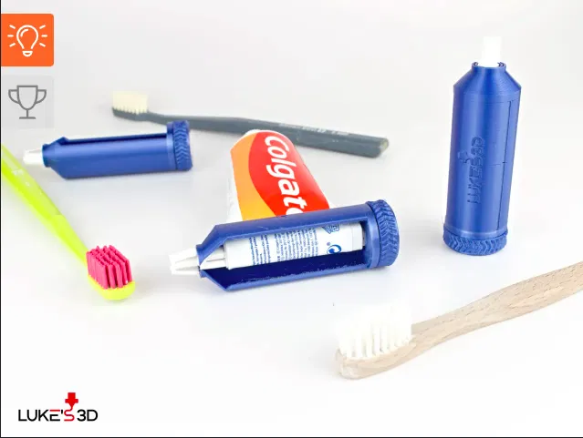 Dụng cụ bóp tuýp kem đánh răng kiểu ratchet - Image 2