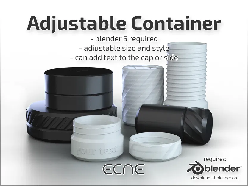 GeoContainer v3 – Hộp chứa đồ procedural cho Blender - Image 1