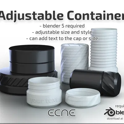 GeoContainer v3 – Hộp chứa đồ procedural cho Blender