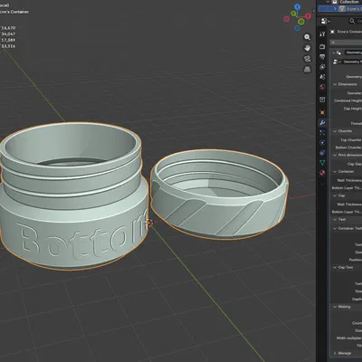 GeoContainer v3 – Hộp chứa đồ procedural cho Blender