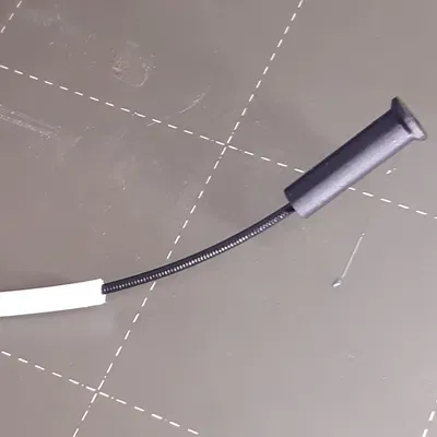 Lại thêm nắp ống PTFE với chốt giữ Filament và Retainer