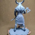 Horned Wolfman 3d Print ready – Mô hình sinh vật sẵn sàng in 3D - Thumbnail 2