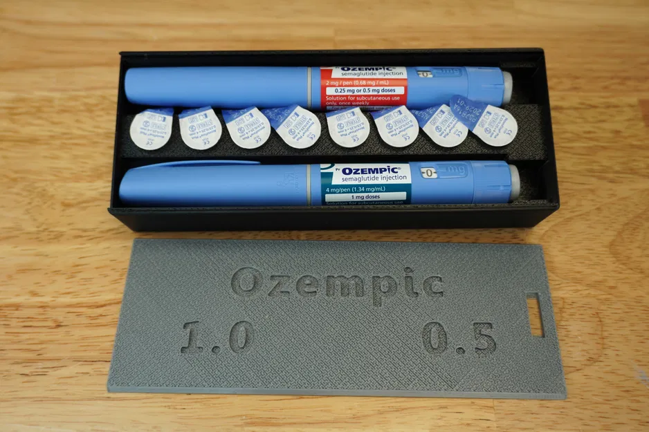 Hộp du lịch Ozempic - Chứa 2 bút & 8 đầu kim - Image 1