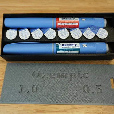 Hộp du lịch Ozempic - Chứa 2 bút & 8 đầu kim