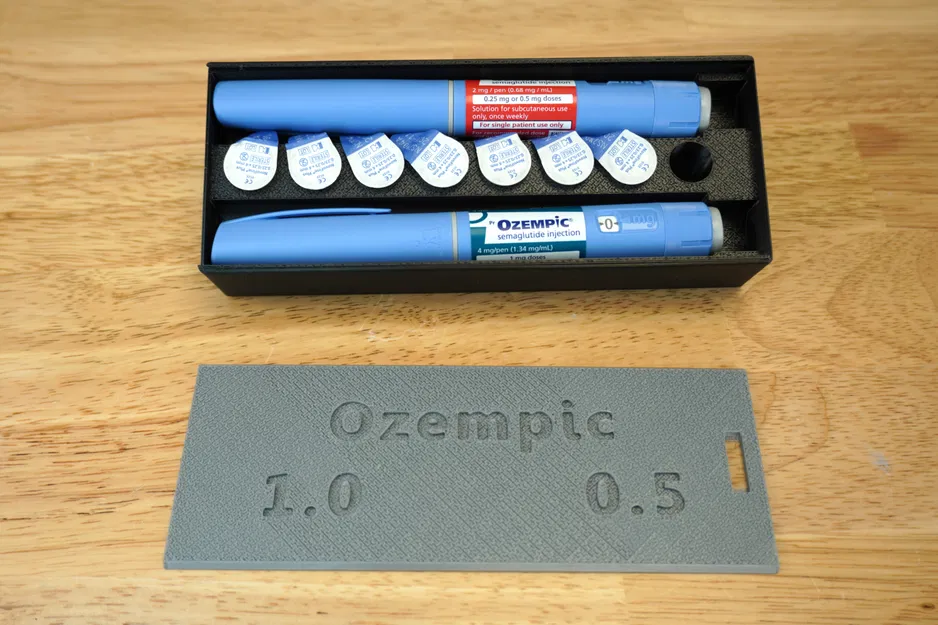 Hộp du lịch Ozempic - Chứa 2 bút & 8 đầu kim - Image 5