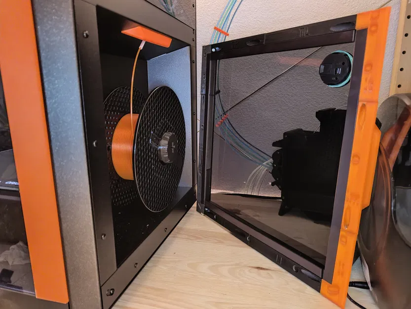 CORE One + Hatch – Nắp khoang filament gắn nam châm cho Prusa Core One - Image 2