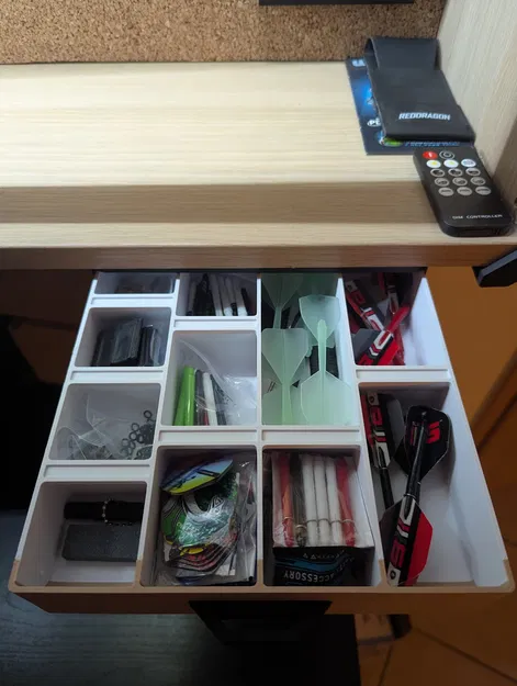 Organizer đồ phi tiêu treo dưới bàn/kệ (Underhanging Darts Organizer) - Image 1