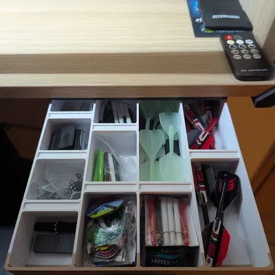 Organizer đồ phi tiêu treo dưới bàn/kệ (Underhanging Darts Organizer)
