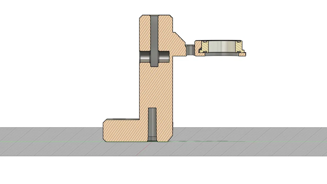 Core ONE / +: Bed stop rear kèm bearing chống rung (MF 128-2Z) - Image 7