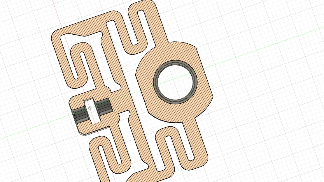 Core ONE / +: Bed stop rear kèm bearing chống rung (MF 128-2Z) - Image 8