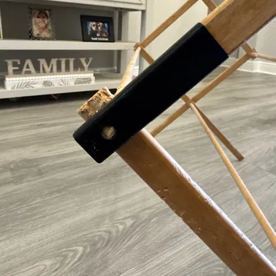 Giá phơi đồ gỗ gấp – Bracket sửa chữa chân bị gãy (in 3D)