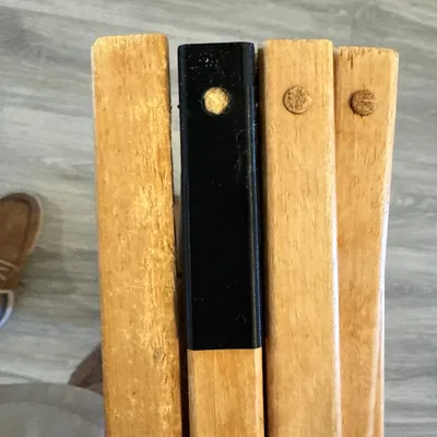 Giá phơi đồ gỗ gấp – Bracket sửa chữa chân bị gãy (in 3D)