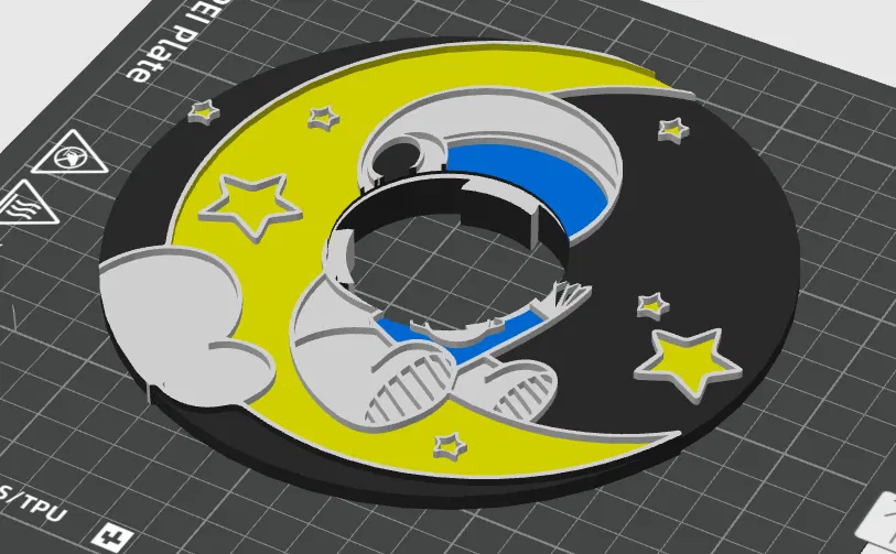 Adapter cuộn filament Astro Dream story time AD5X - Image 1