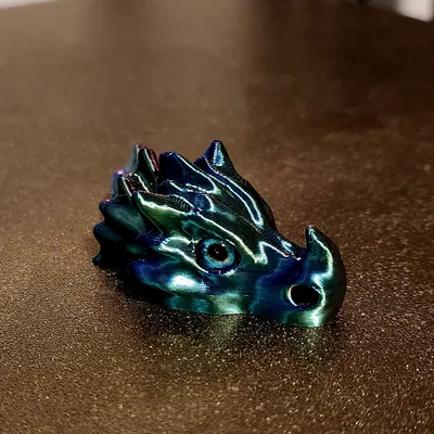 Móc Khóa Rồng Xương Articulated Gắn Mắt Kính 6mm