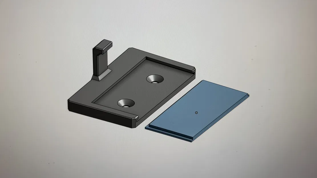 Móc treo tường có ô ghi chú / Wandhacken mit Beschriftungsfeld - Image 1