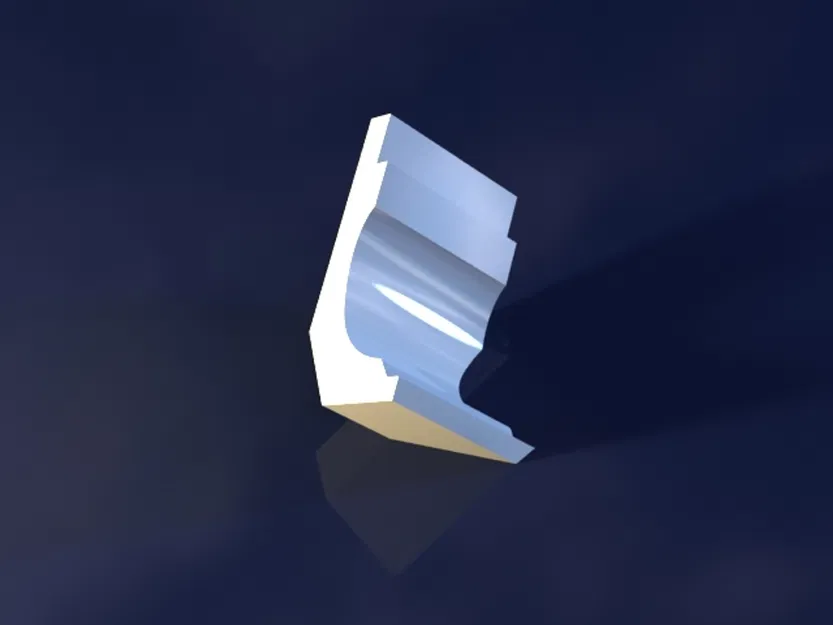 Cornice_ZKZDR – Model 3D khuôn phào chỉ (Cornice) sẵn sàng 3D print - Image 2