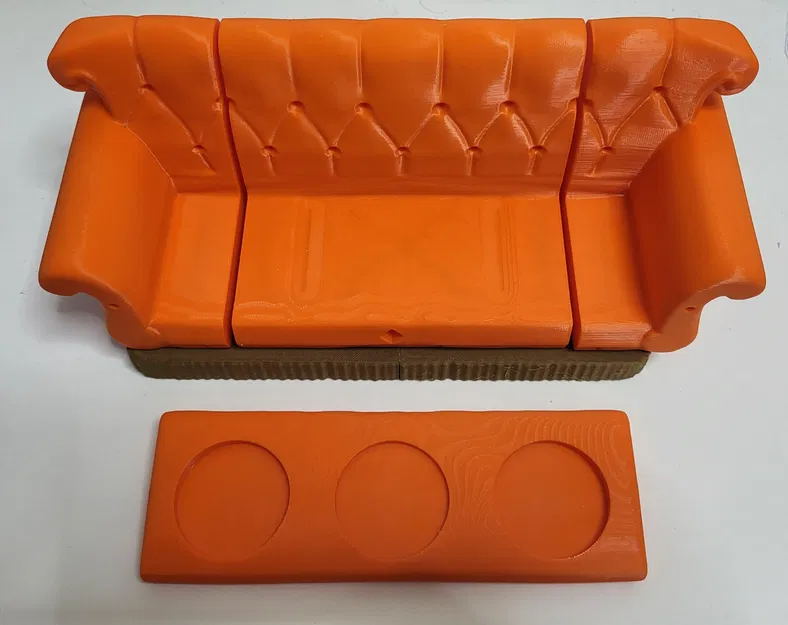 Ghế sofa FRIENDS cho figure McDonald’s – cho Prusa Mini - Image 1