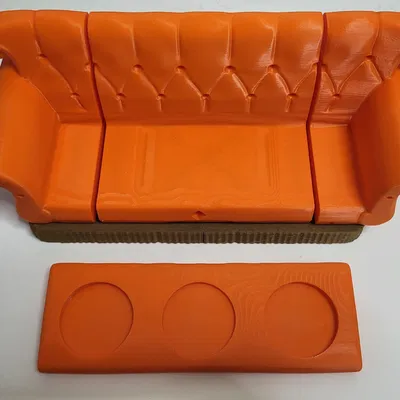 Ghế sofa FRIENDS cho figure McDonald’s – cho Prusa Mini