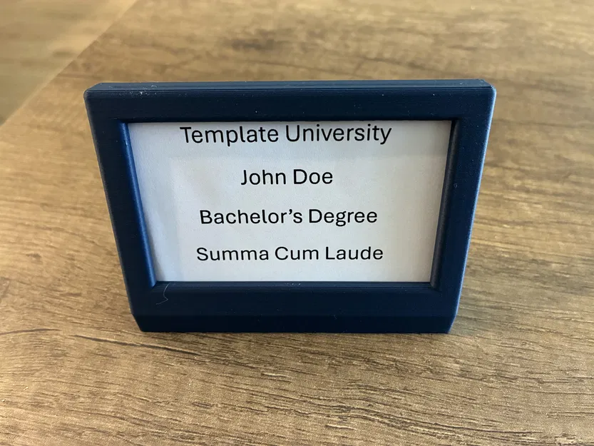 Khung Trưng Bằng Tốt Nghiệp Nhỏ Để Bàn (Pocket Diploma / Mini Degree Display) - Image 2