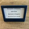 Khung Trưng Bằng Tốt Nghiệp Nhỏ Để Bàn (Pocket Diploma / Mini Degree Display) - Thumbnail 2