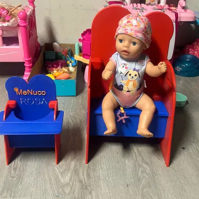 TRONA PARA BEBE – Ghế ăn cho bé kèm khay cho búp bê