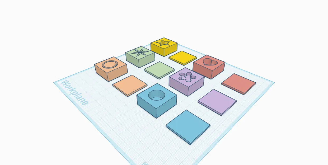 Khuôn Hình Dáng Dễ Thương (Bản Gộp và Bản Tách Rời) - Image 2