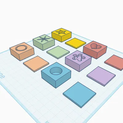 Khuôn Hình Dáng Dễ Thương (Bản Gộp và Bản Tách Rời)