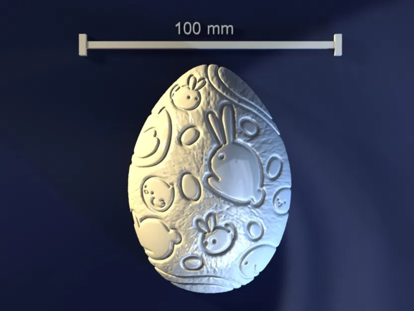 Egg_wicpfwic – Mẫu 3D khuôn trứng (Egg mold) để 3D print - Image 1