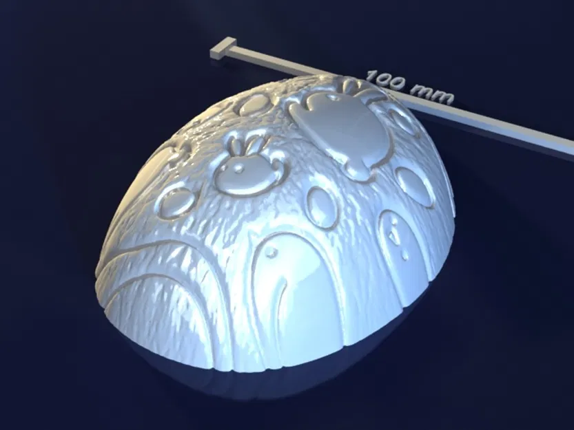 Egg_wicpfwic – Mẫu 3D khuôn trứng (Egg mold) để 3D print - Image 2