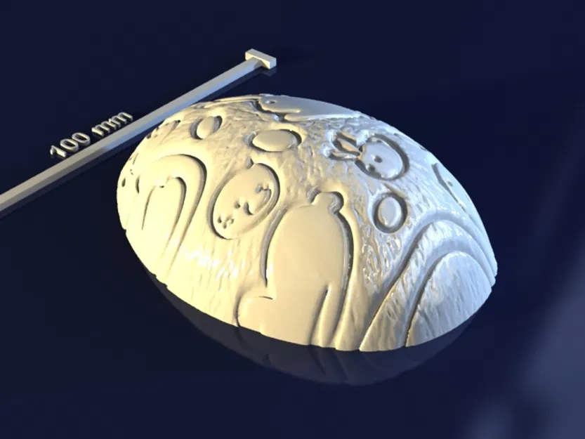 Egg_wicpfwic – Mẫu 3D khuôn trứng (Egg mold) để 3D print - Image 4