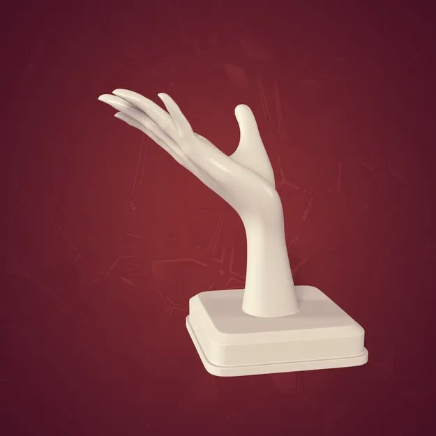 Tượng Bàn Tay Sẵn Sàng In 3D - Image 1