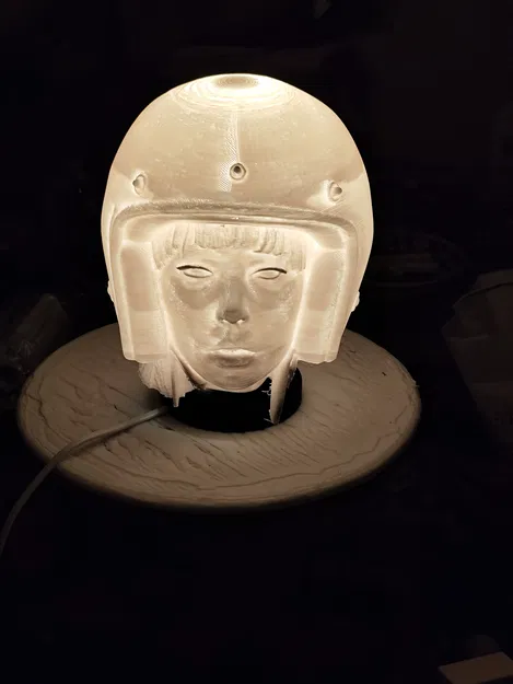 Đèn ngủ Biker chick (Biker chick bedside lamp) - Image 4