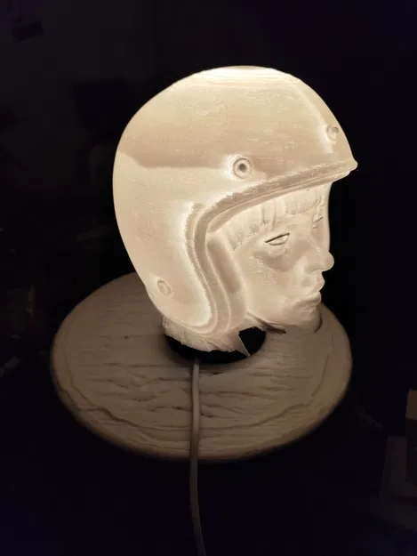 Đèn ngủ Biker chick (Biker chick bedside lamp) - Image 9