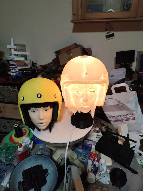 Đèn ngủ Biker chick (Biker chick bedside lamp) - Image 15