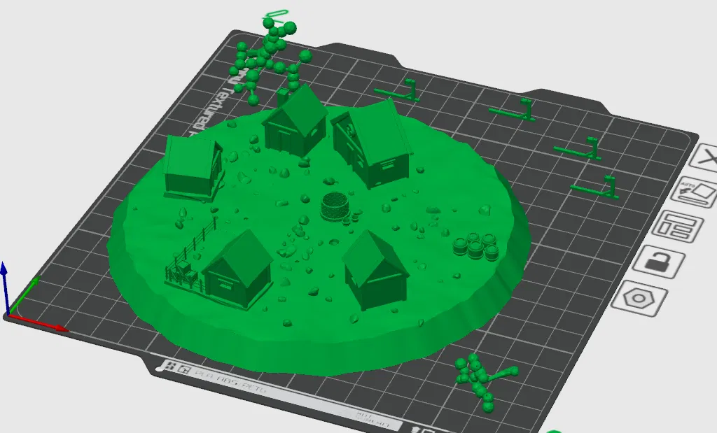 Mini Village – Ngôi làng thời Trung Cổ mini dễ thương - Image 1