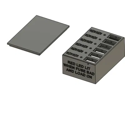 Khối cầu chì Anderson Powerpole có LED báo trạng thái