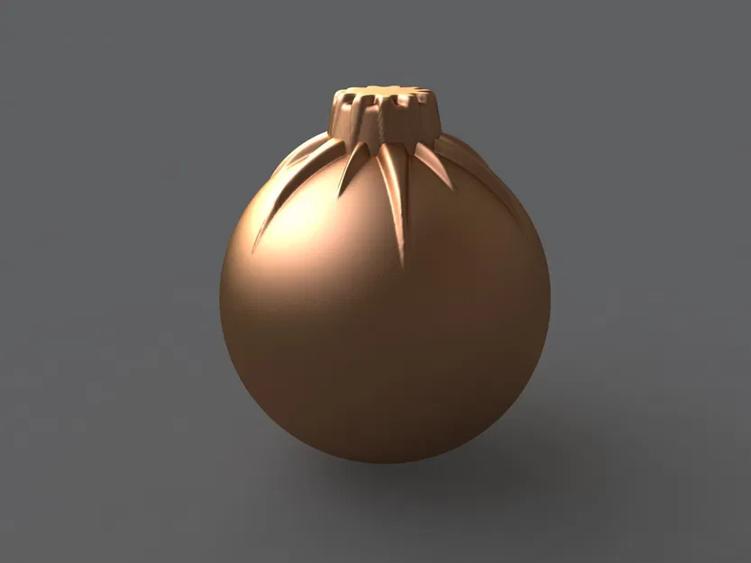Khuôn Quả Cầu Giáng Sinh (Christmas sphere) – Model 3D sẵn sàng 3D print - Image 1