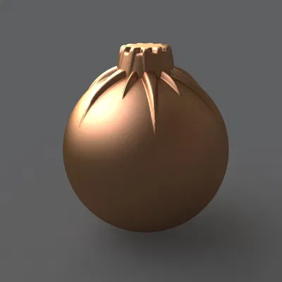 Khuôn Quả Cầu Giáng Sinh (Christmas sphere) – Model 3D sẵn sàng 3D print