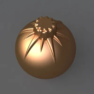 Khuôn Quả Cầu Giáng Sinh (Christmas sphere) – Model 3D sẵn sàng 3D print