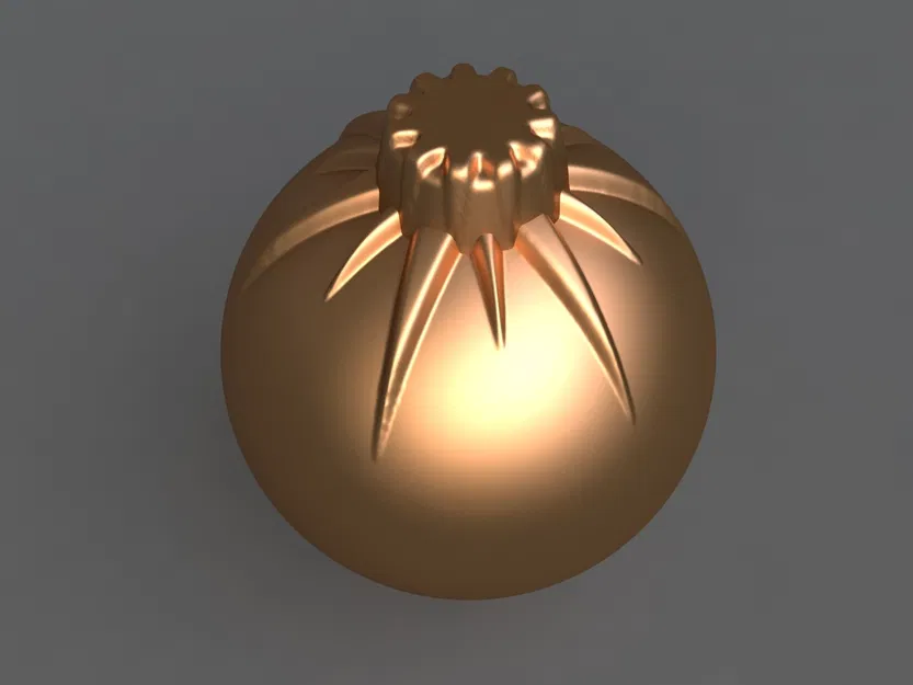 Khuôn Quả Cầu Giáng Sinh (Christmas sphere) – Model 3D sẵn sàng 3D print - Image 4