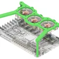 Mount Octopus Pro cho DIN Rail Bracket & Fan Mount - Thumbnail 3