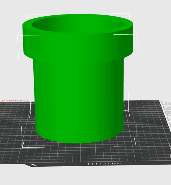 Chậu cây ống Mario (Mario Pipe Plant Pot) - Image 1