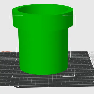 Chậu cây ống Mario (Mario Pipe Plant Pot)